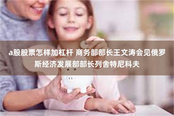 a股股票怎样加杠杆 商务部部长王文涛会见俄罗斯经济发展部部长列舍特尼科夫